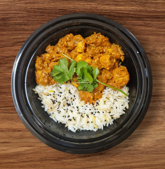 Chicken Tikka with Orzo Rice